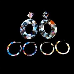 3 Pairs Fashion Earrings